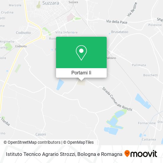 Mappa Istituto Tecnico Agrario Strozzi