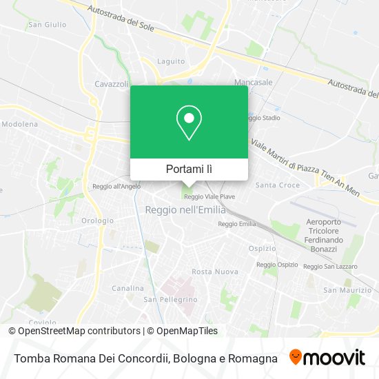 Mappa Tomba Romana Dei Concordii
