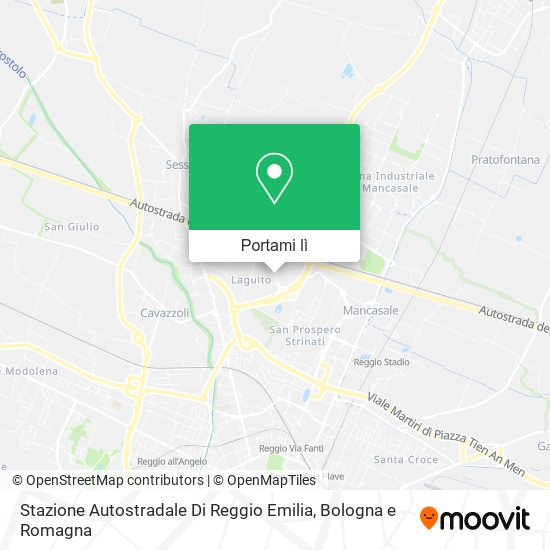 Mappa Stazione Autostradale Di Reggio Emilia