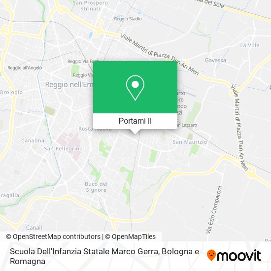 Mappa Scuola Dell'Infanzia Statale Marco Gerra