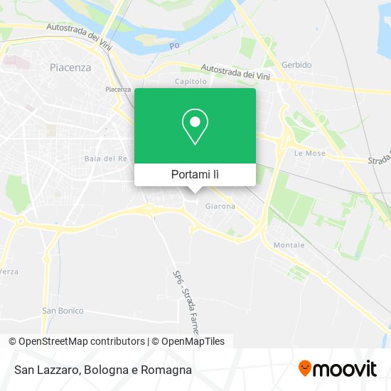 Mappa San Lazzaro