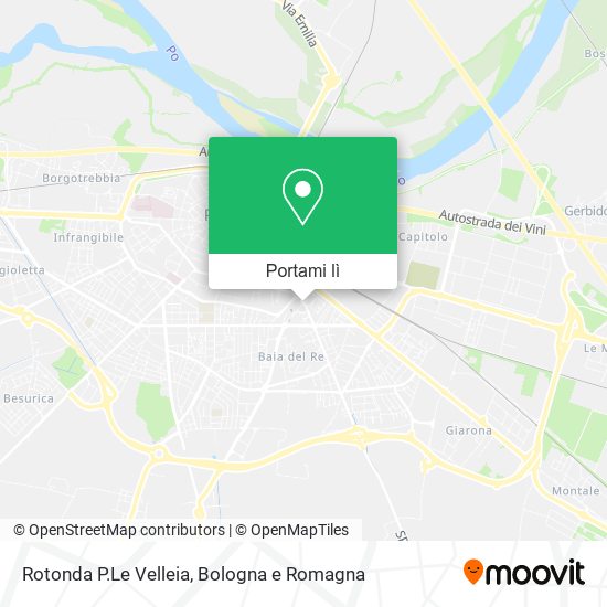 Mappa Rotonda P.Le Velleia