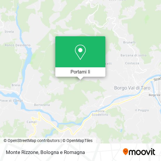Mappa Monte Rizzone