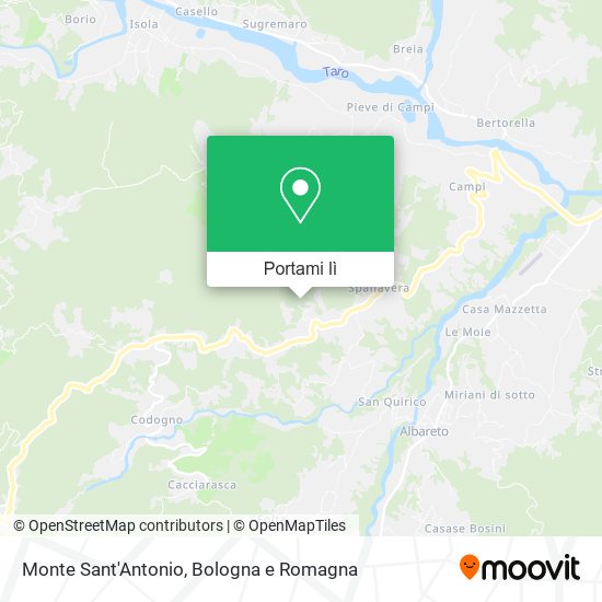 Mappa Monte Sant'Antonio
