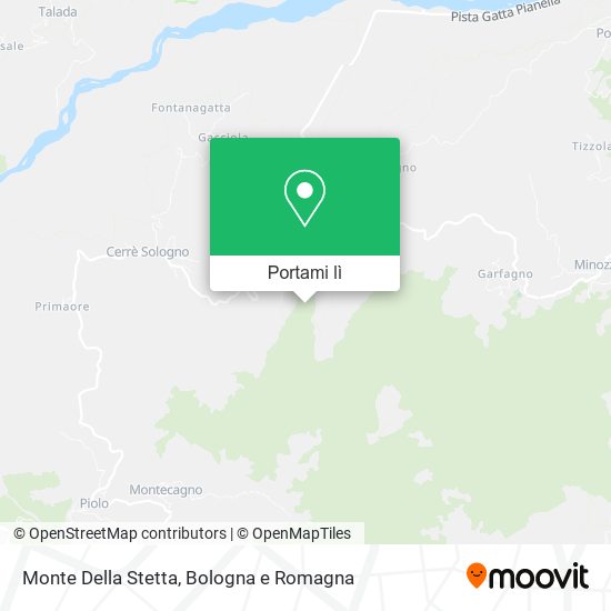 Mappa Monte Della Stetta