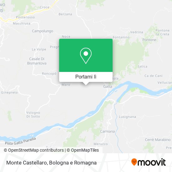 Mappa Monte Castellaro