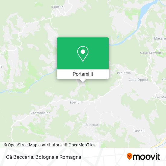 Mappa Cà Beccaria