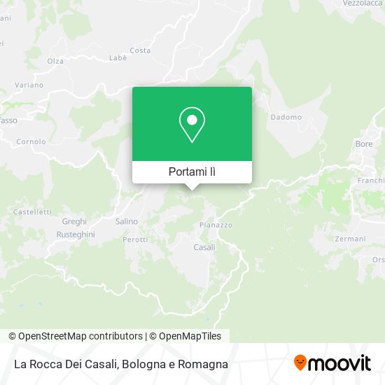 Mappa La Rocca Dei Casali