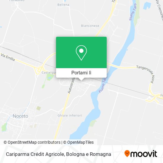 Mappa Cariparma Crédit Agricole