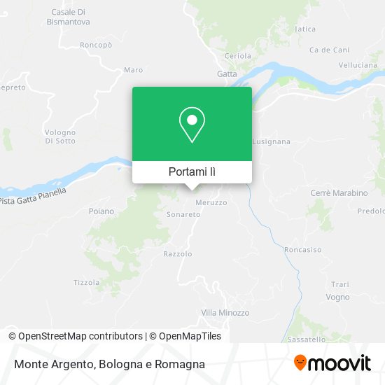 Mappa Monte Argento