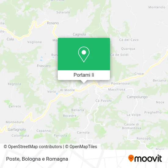 Mappa Poste