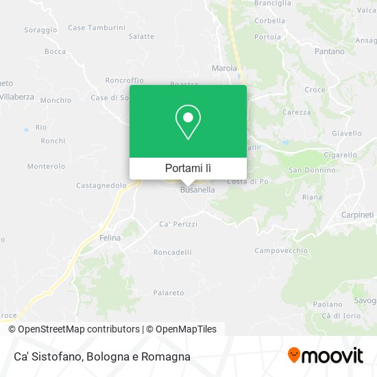 Mappa Ca' Sistofano