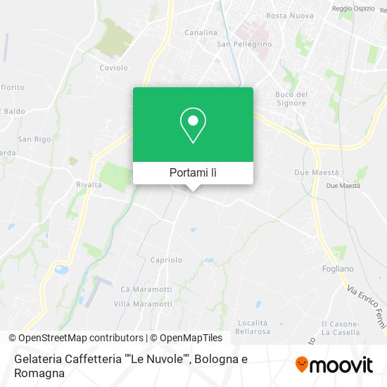 Mappa Gelateria Caffetteria ""Le Nuvole""