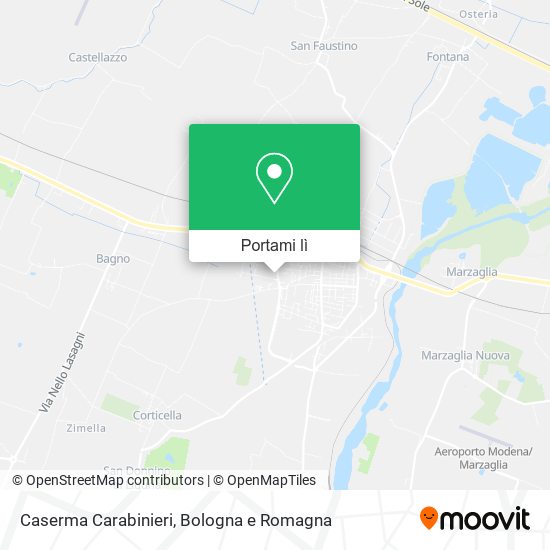 Mappa Caserma Carabinieri