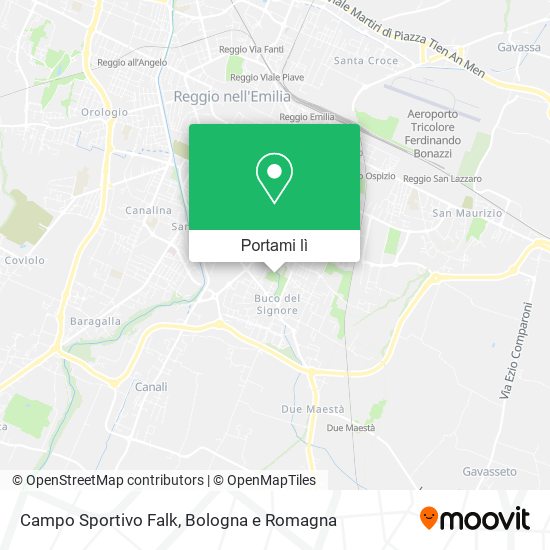 Mappa Campo Sportivo Falk