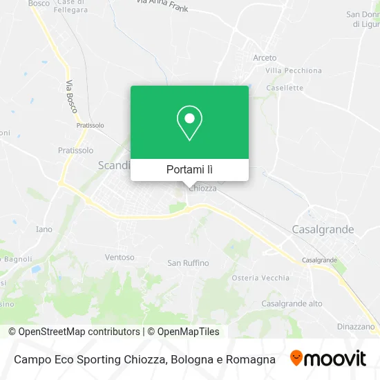 Mappa Campo Eco Sporting Chiozza