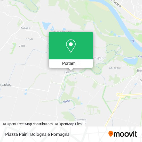 Mappa Piazza Paini
