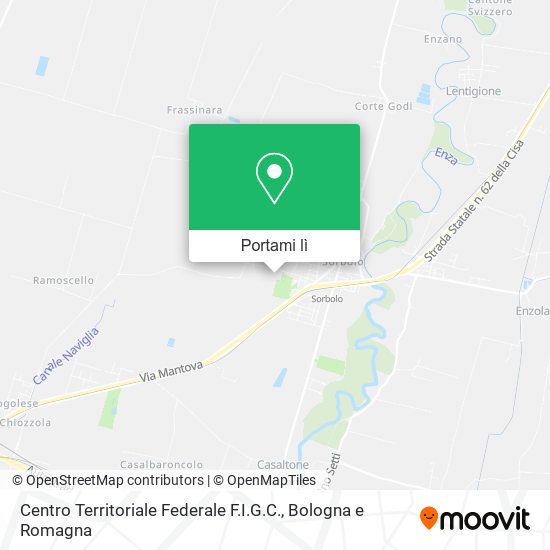 Mappa Centro Territoriale Federale F.I.G.C.