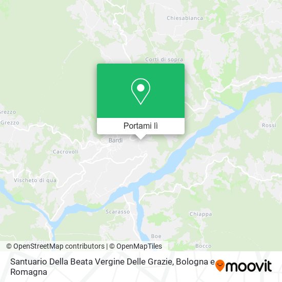 Mappa Santuario Della Beata Vergine Delle Grazie
