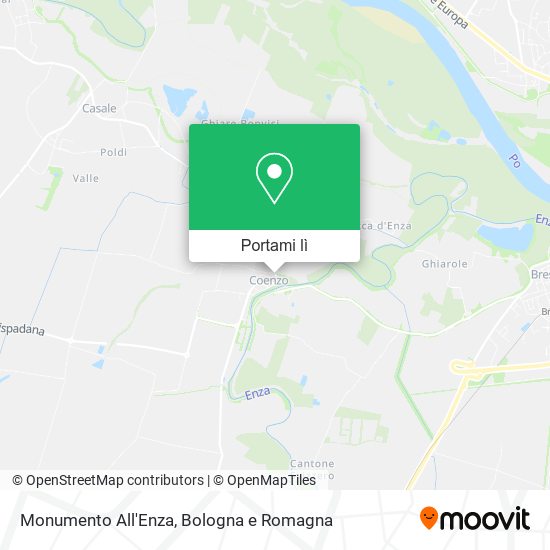 Mappa Monumento All'Enza