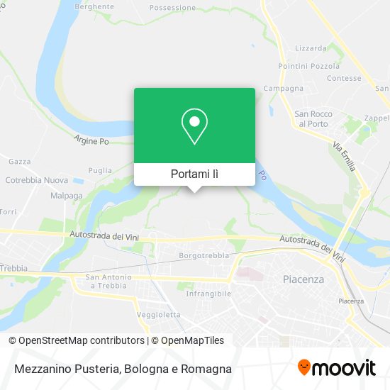Mappa Mezzanino Pusteria