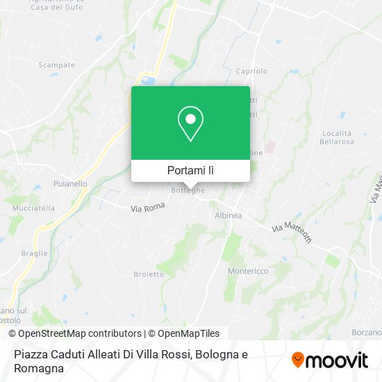 Mappa Piazza Caduti Alleati Di Villa Rossi