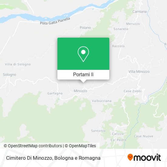 Mappa Cimitero Di Minozzo