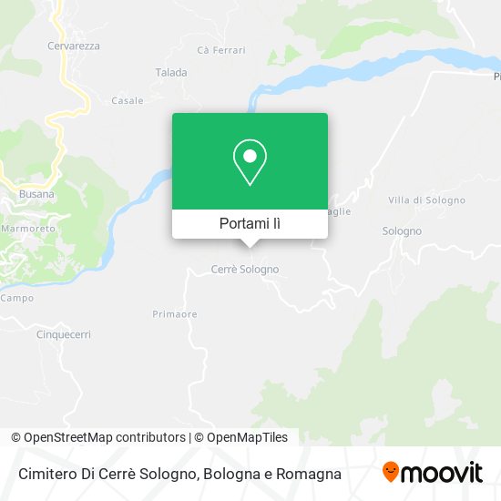 Mappa Cimitero Di Cerrè Sologno