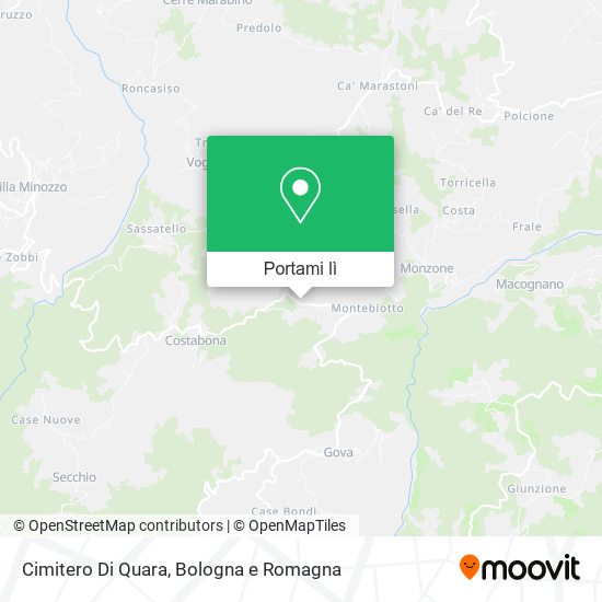 Mappa Cimitero Di Quara