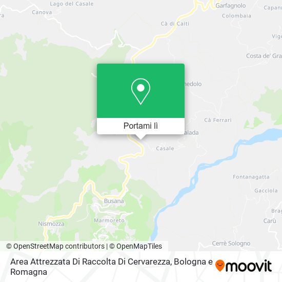 Mappa Area Attrezzata Di Raccolta Di Cervarezza