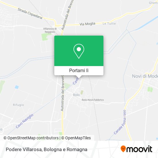 Mappa Podere Villarosa