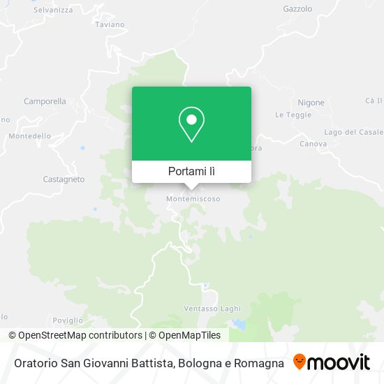 Mappa Oratorio San Giovanni Battista