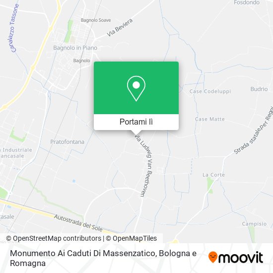 Mappa Monumento Ai Caduti Di Massenzatico