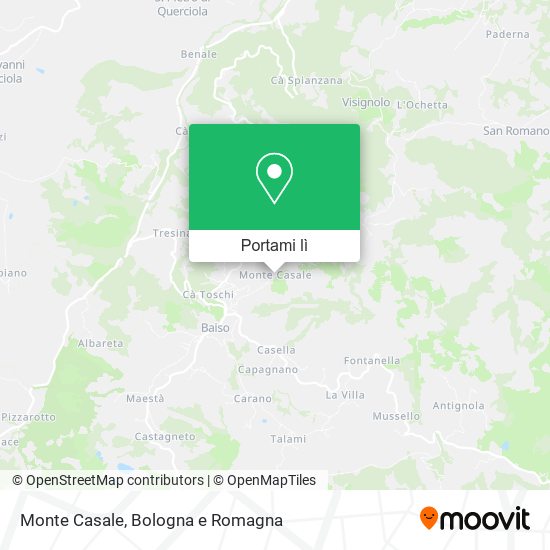 Mappa Monte Casale
