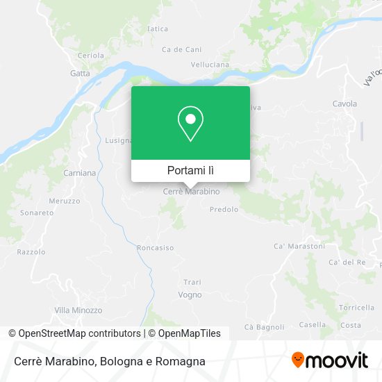 Mappa Cerrè Marabino
