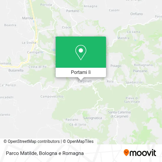 Mappa Parco Matilde