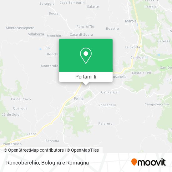 Mappa Roncoberchio
