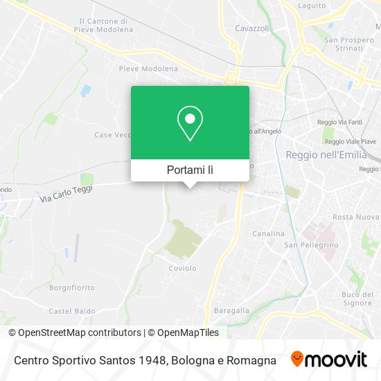 Mappa Centro Sportivo Santos 1948