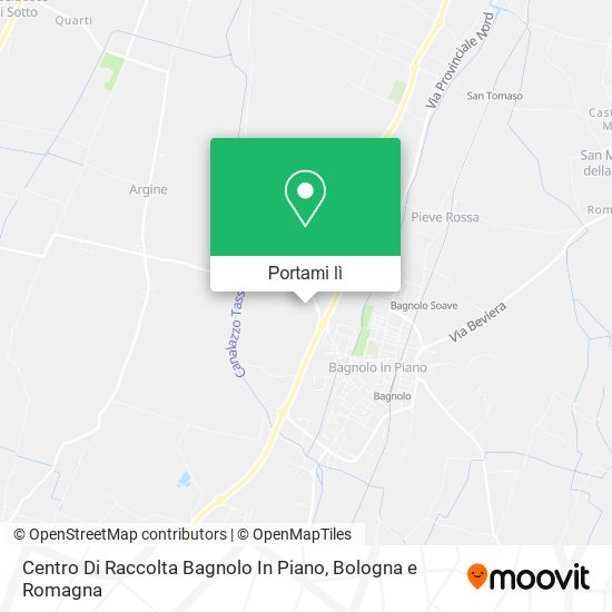 Mappa Centro Di Raccolta Bagnolo In Piano