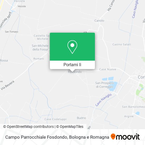 Mappa Campo Parrocchiale Fosdondo