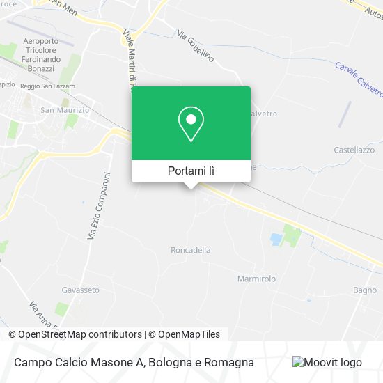 Mappa Campo Calcio Masone A