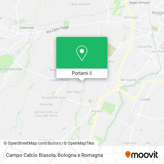 Mappa Campo Calcio Biasola