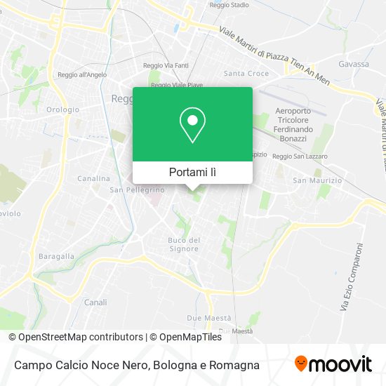 Mappa Campo Calcio Noce Nero