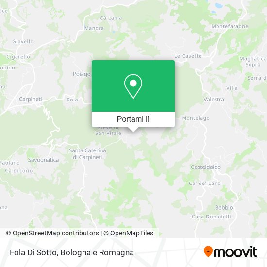 Mappa Fola Di Sotto