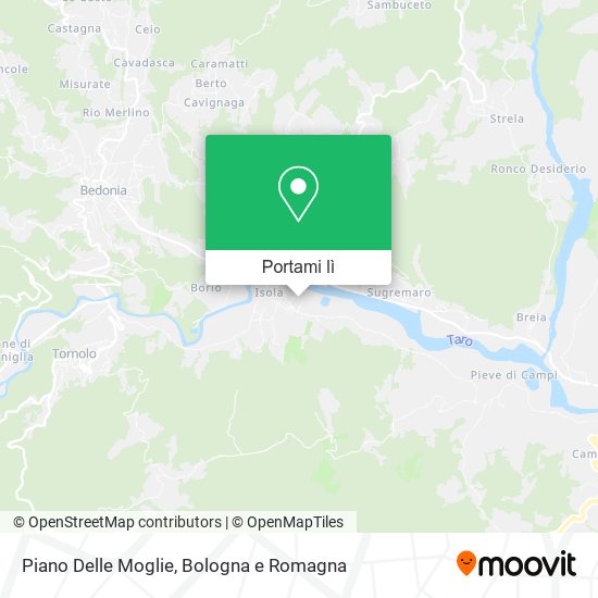 Mappa Piano Delle Moglie