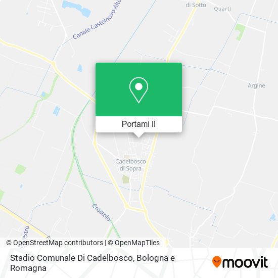 Mappa Stadio Comunale Di Cadelbosco