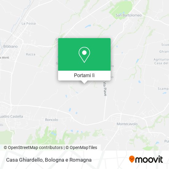 Mappa Casa Ghiardello