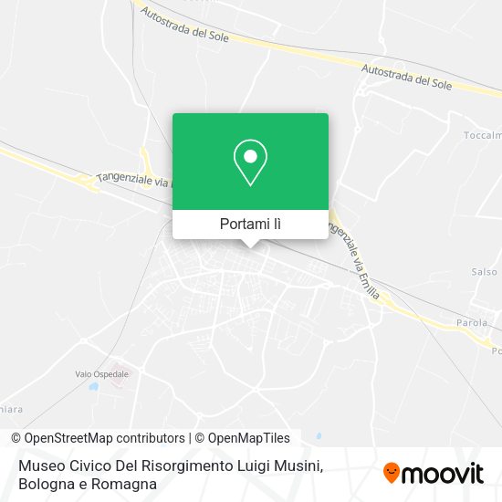 Mappa Museo Civico Del Risorgimento Luigi Musini