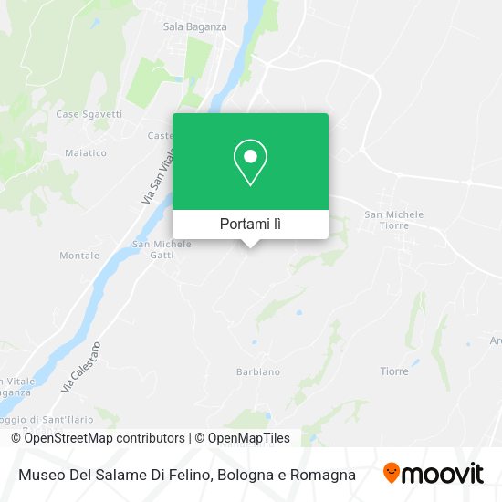 Mappa Museo Del Salame Di Felino