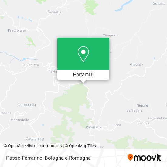 Mappa Passo Ferrarino